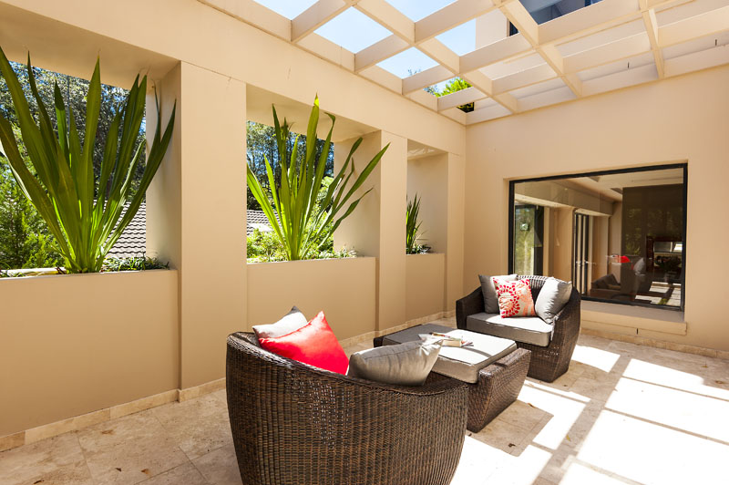 Covered courtyard at 35 Warrimoo Ave, St Ives