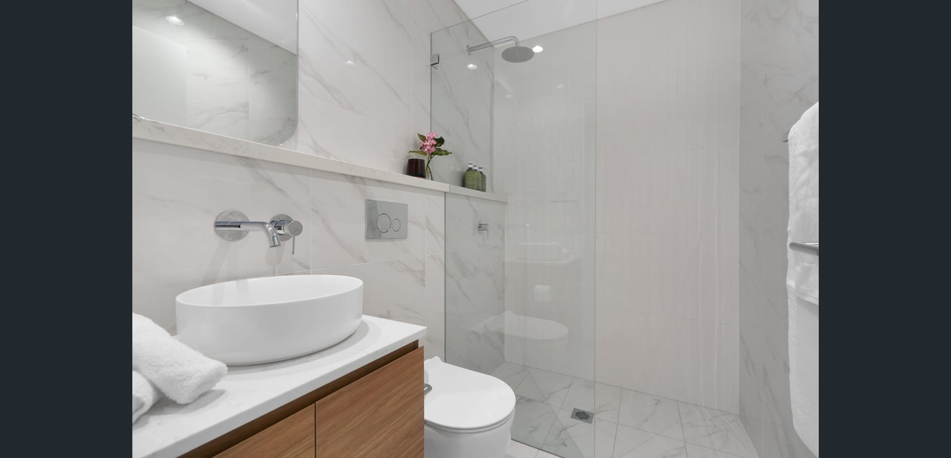 Bathroom at 327 Trafalgar St, Petersham