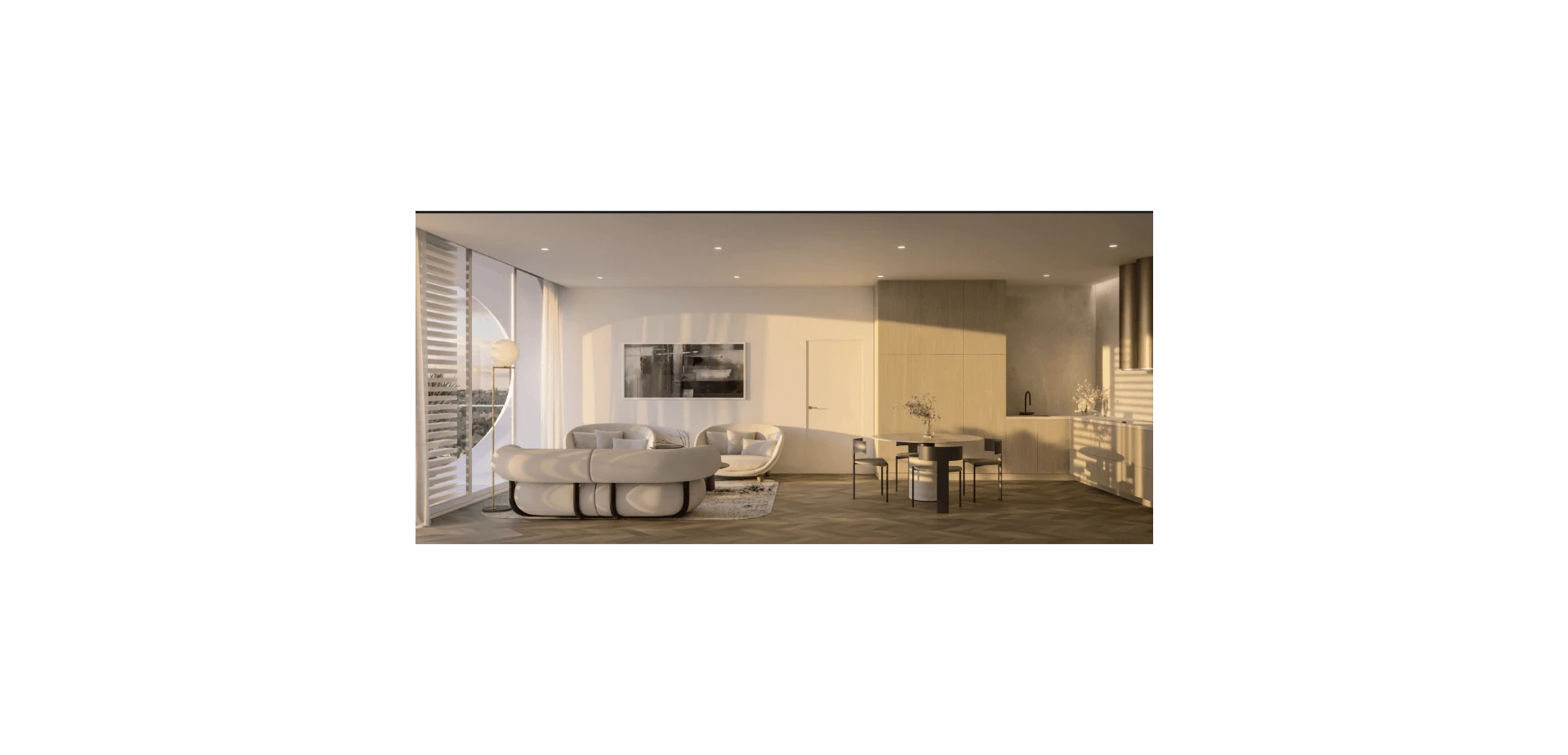 Spacious living space at 37-39 Fisher St, Petersham
